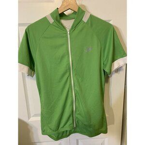 Performance Women’s Sz XL bicycle green jersey‎ cycle full zip bike